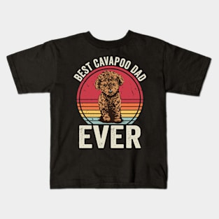 Best Cavapoo Dad Ever Kids T-Shirt